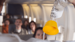 Airplane oxygen mask 