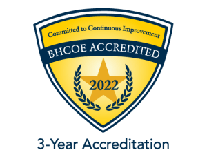 BHCOE 3-Year Accreditation Badge