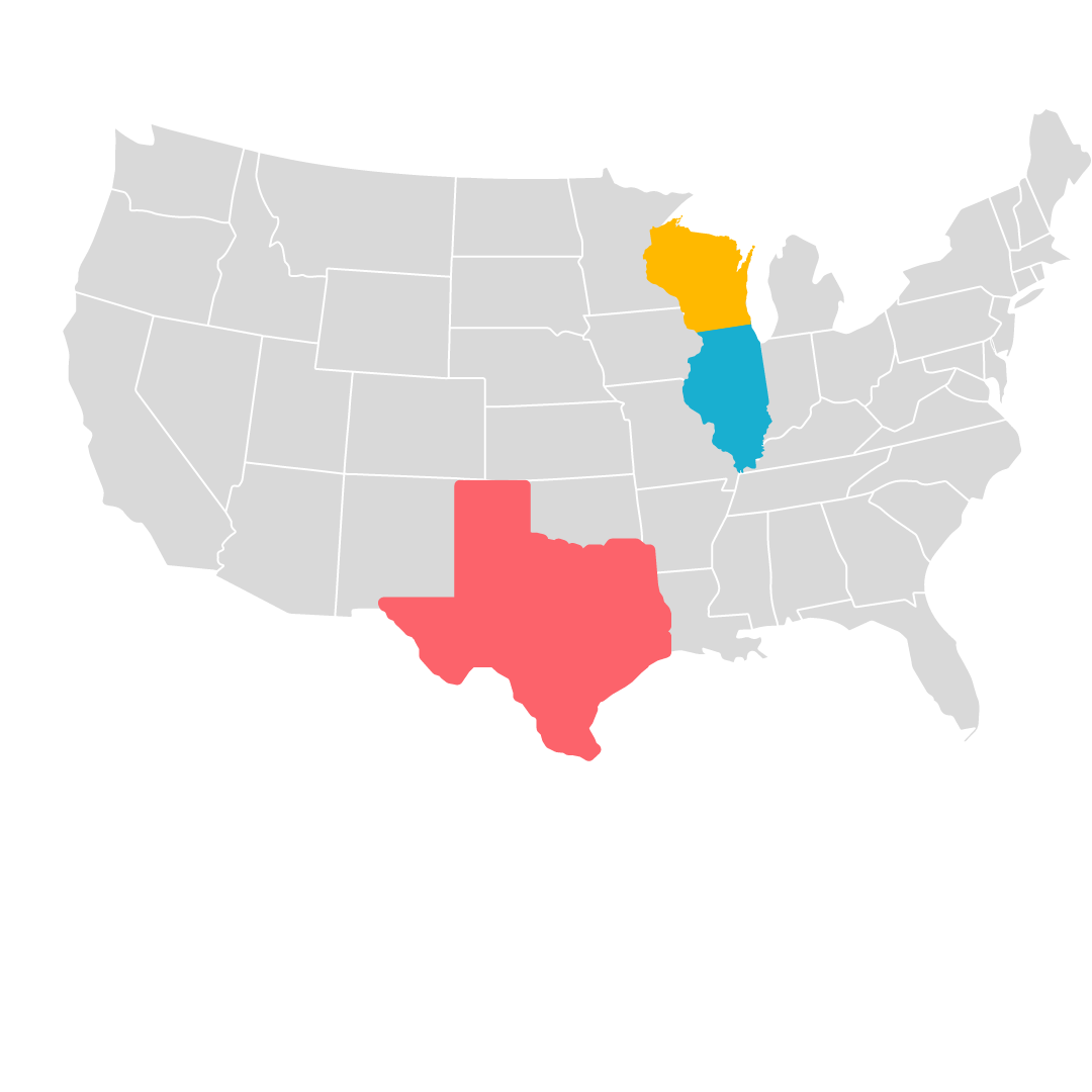 ATG locations map