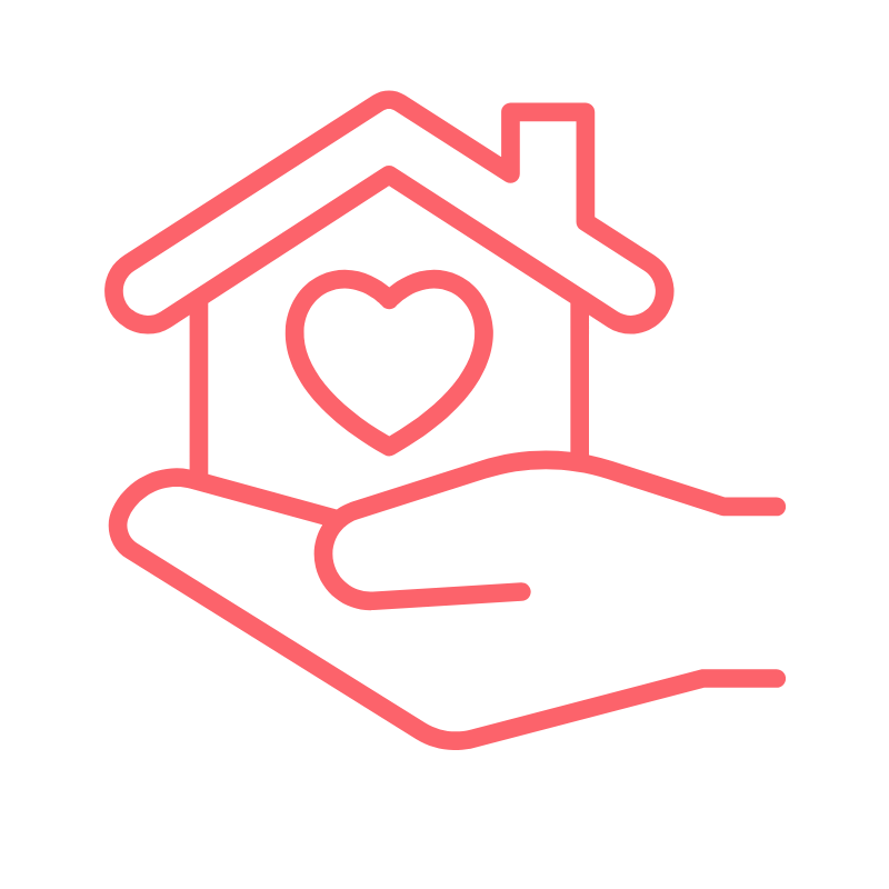 Whole family support icon